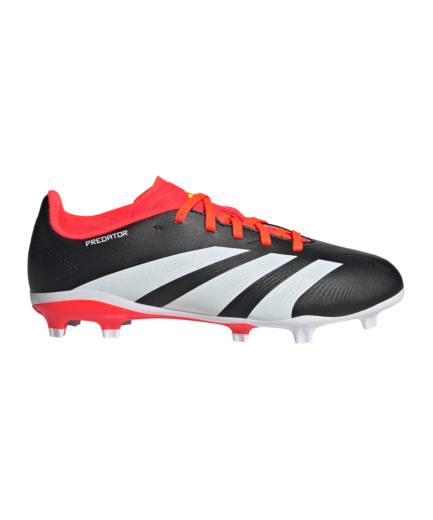 adidas Predator League FG Solar Energy Kids Schwarz Weiss Rot