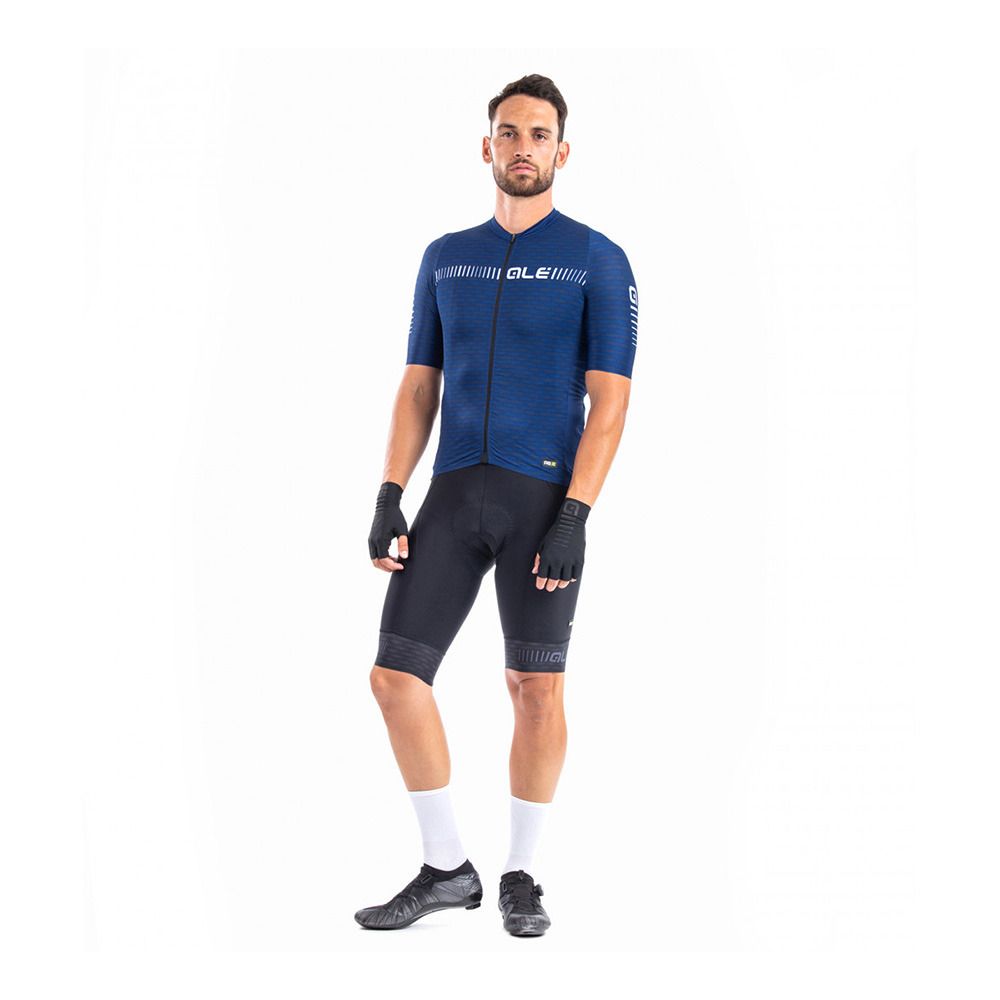Ale GREEN ROAD - Maillot Homme blu-bianco/blue/white