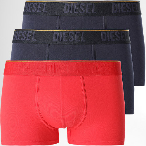 Lot de 3 Boxers Damien 00ST3V-0KFAL Rouge Bleu Marine