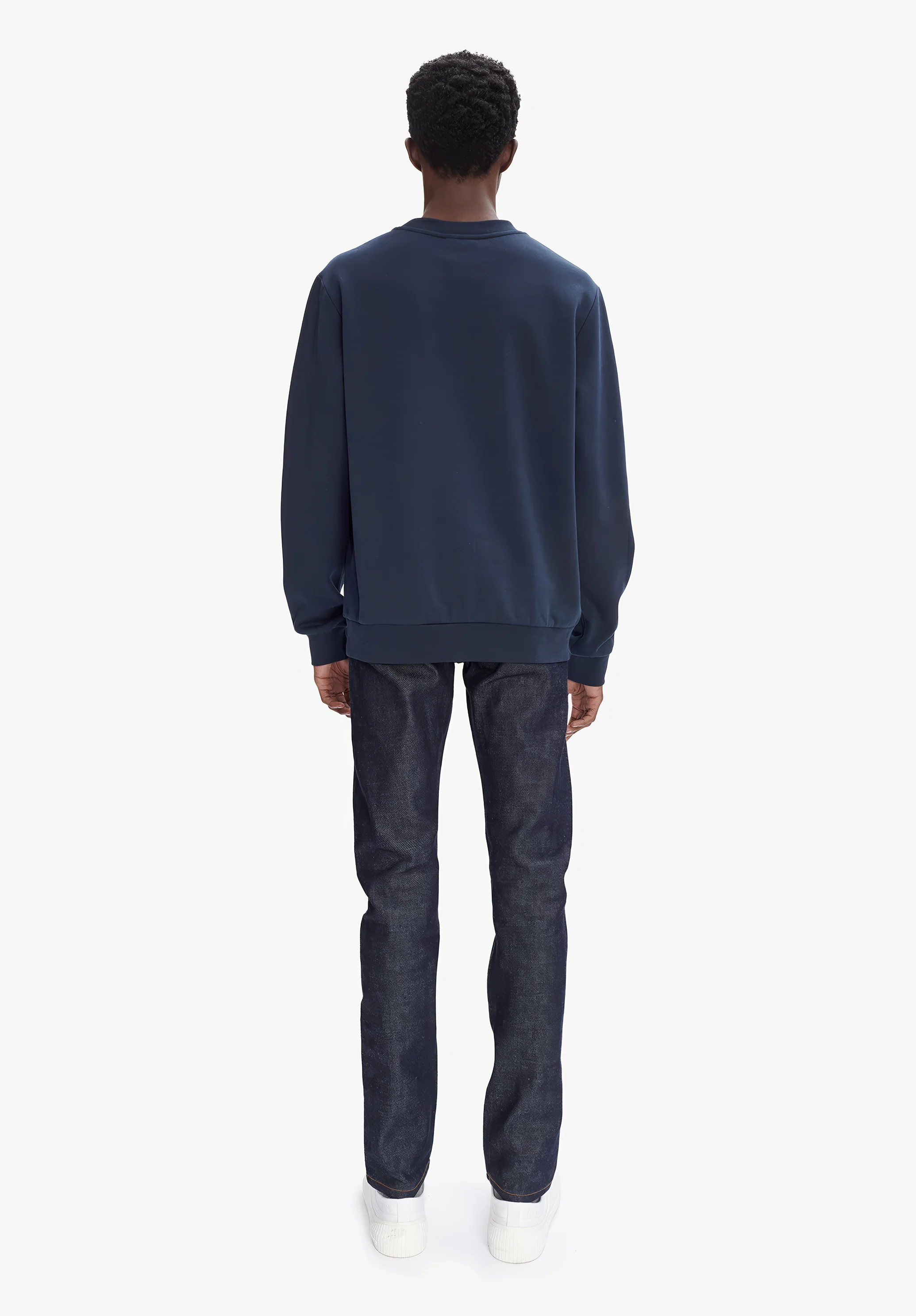 sweat standard rue madame - GOTS - Dark navy/ecru