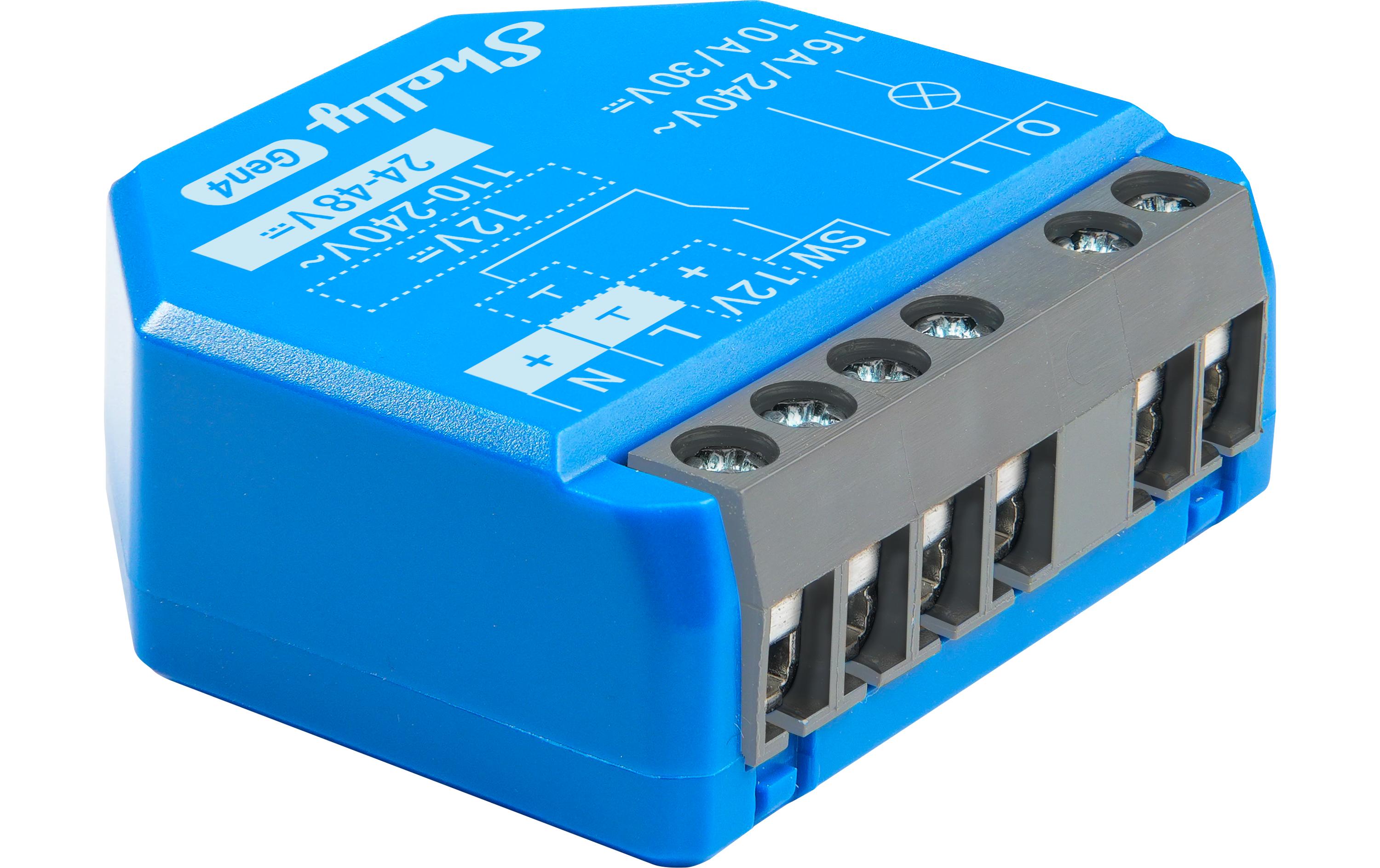 WLAN-Schaltaktor Plus 1 Gen4 WiFi-Switch Blau, 16 AWi-Fi-gesteuerter, intelligenter Schalter