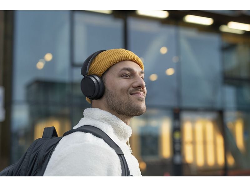 Philips Wireless Over-Ear-Kopfhörer Serie 5000 Schwarz Kabellose Over-Ear-Kopfhörer mit langer Akkulaufzeit und passive Geräuschunterdrückung