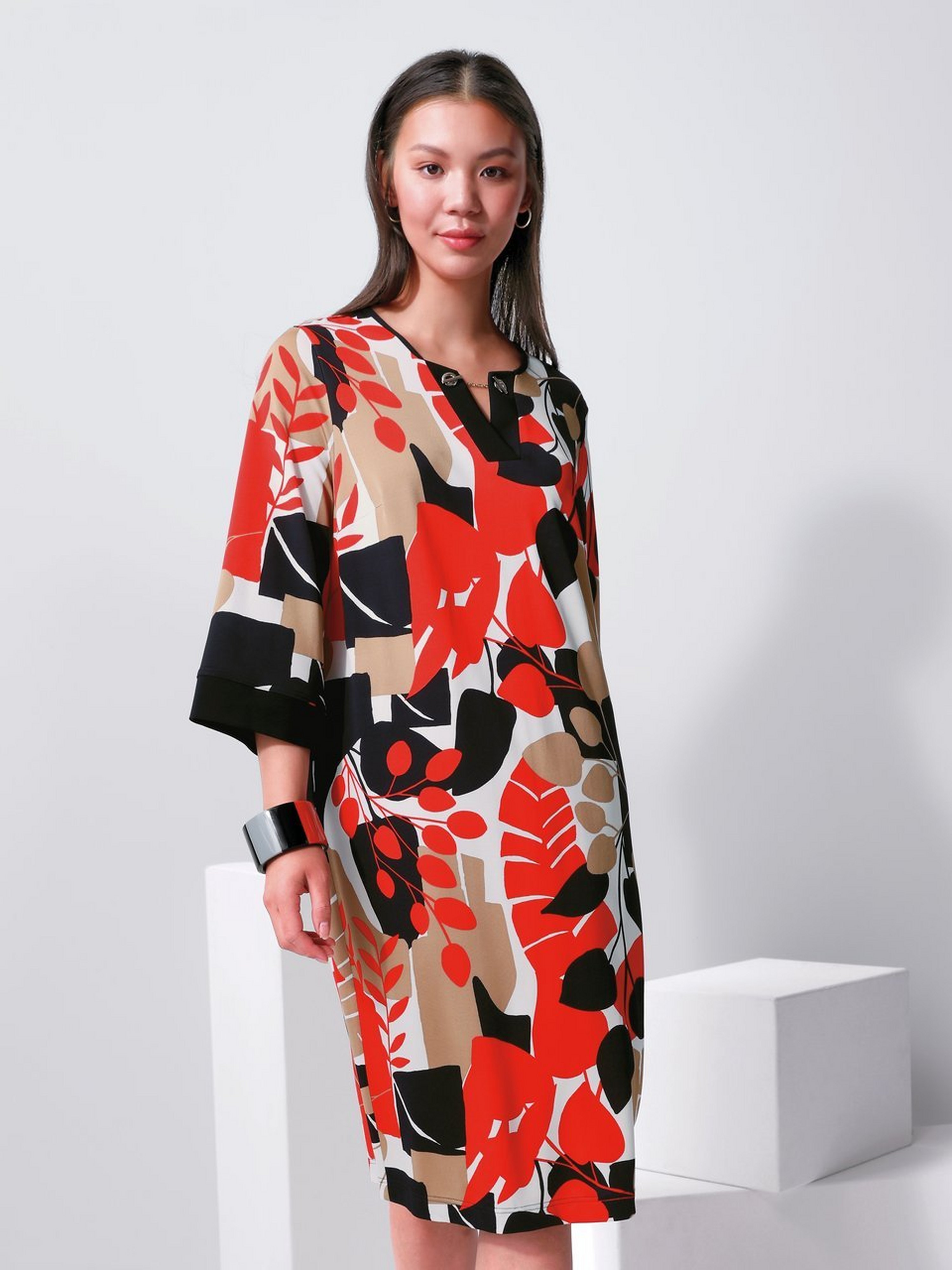 Kleid mit 3/4-Arm