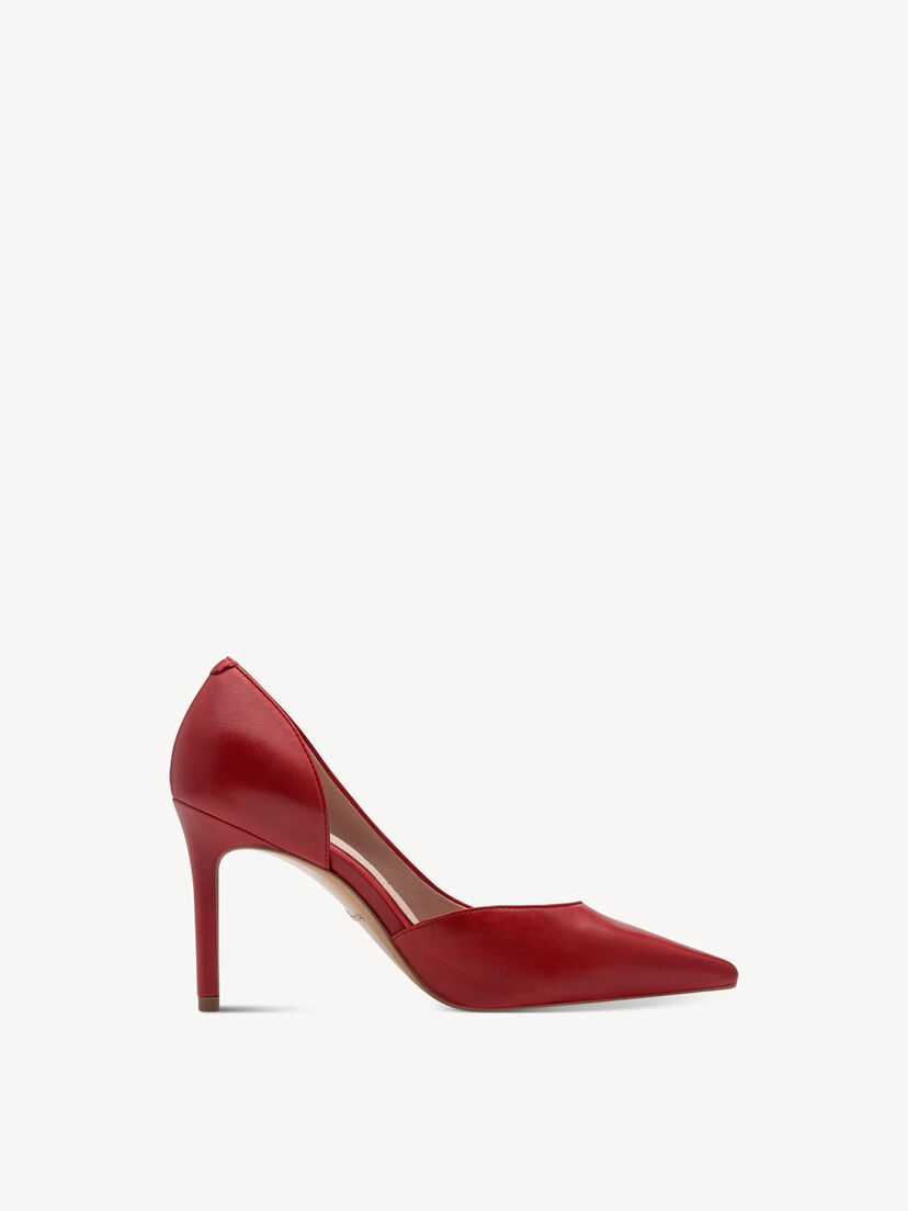 Leren Pumps - rood