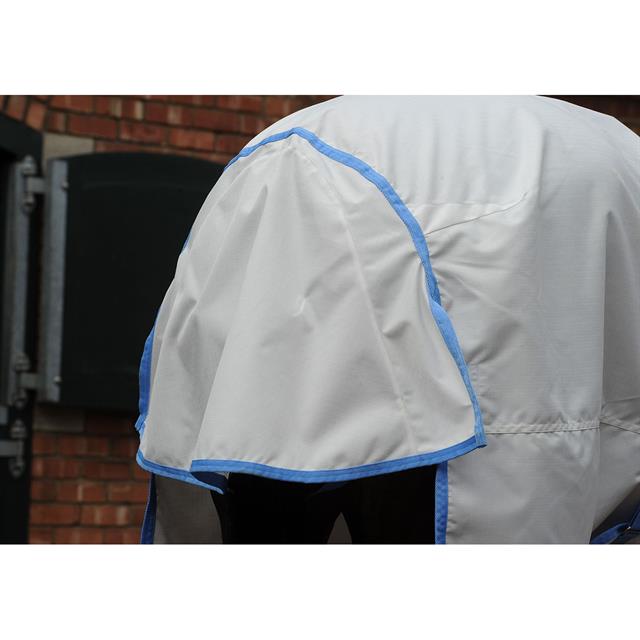 Eczeemdeken WeatherBeeta ComFiTec Sweet Itch Combo Full Neck Wit-blauw