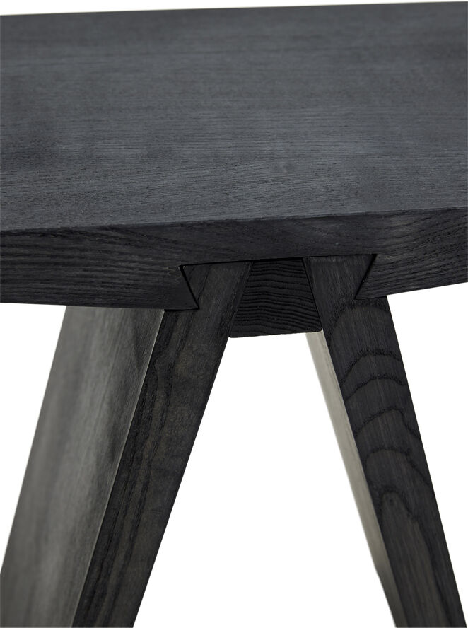 Muubs Taburet Angle Black - Sort bejdset/olie