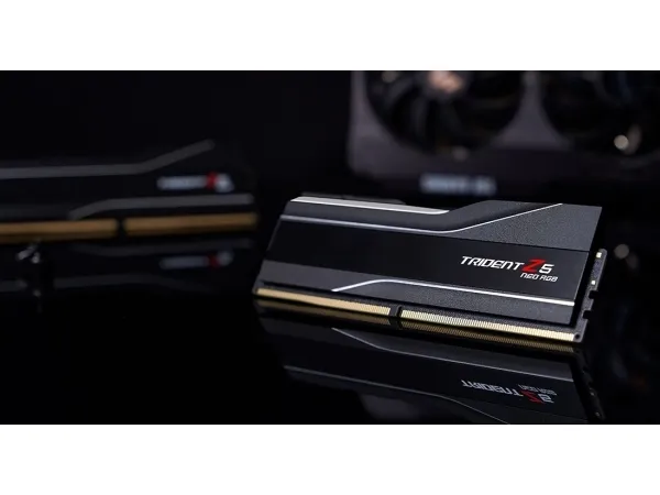 G.Skill Trident Z5 Neo RGB - DDR5 - sæt - 32 GB: 2 x 16 GB - DIMM 288-PIN - 6000 MT/s / PC5-48000 - CL30 - 1.35 V - ikke bufferet - ikke-ECC - mat sort