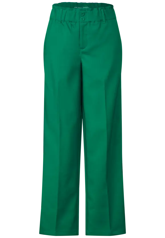 Loose Fit Twill Hose - fresh spring green