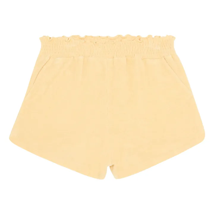 SMALLABLE BASICS Short Fille Eponge Bio | Jaune pâle