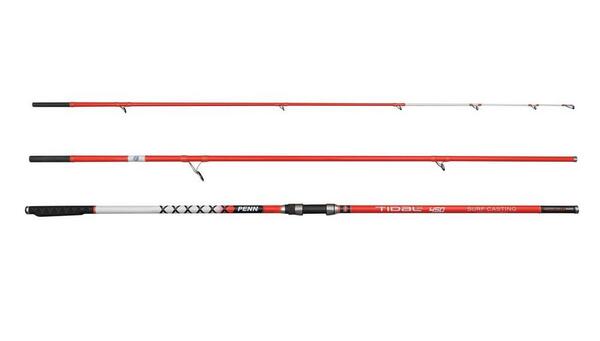 Canne Penn Tidal X K-Solid Carbon Tip 453 Surfcasting 4.50m (100-250g, 3 Brins)