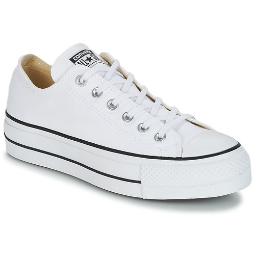 Converse - CHUCK TAYLOR ALL STAR LIFT CANVAS OX - Blanc