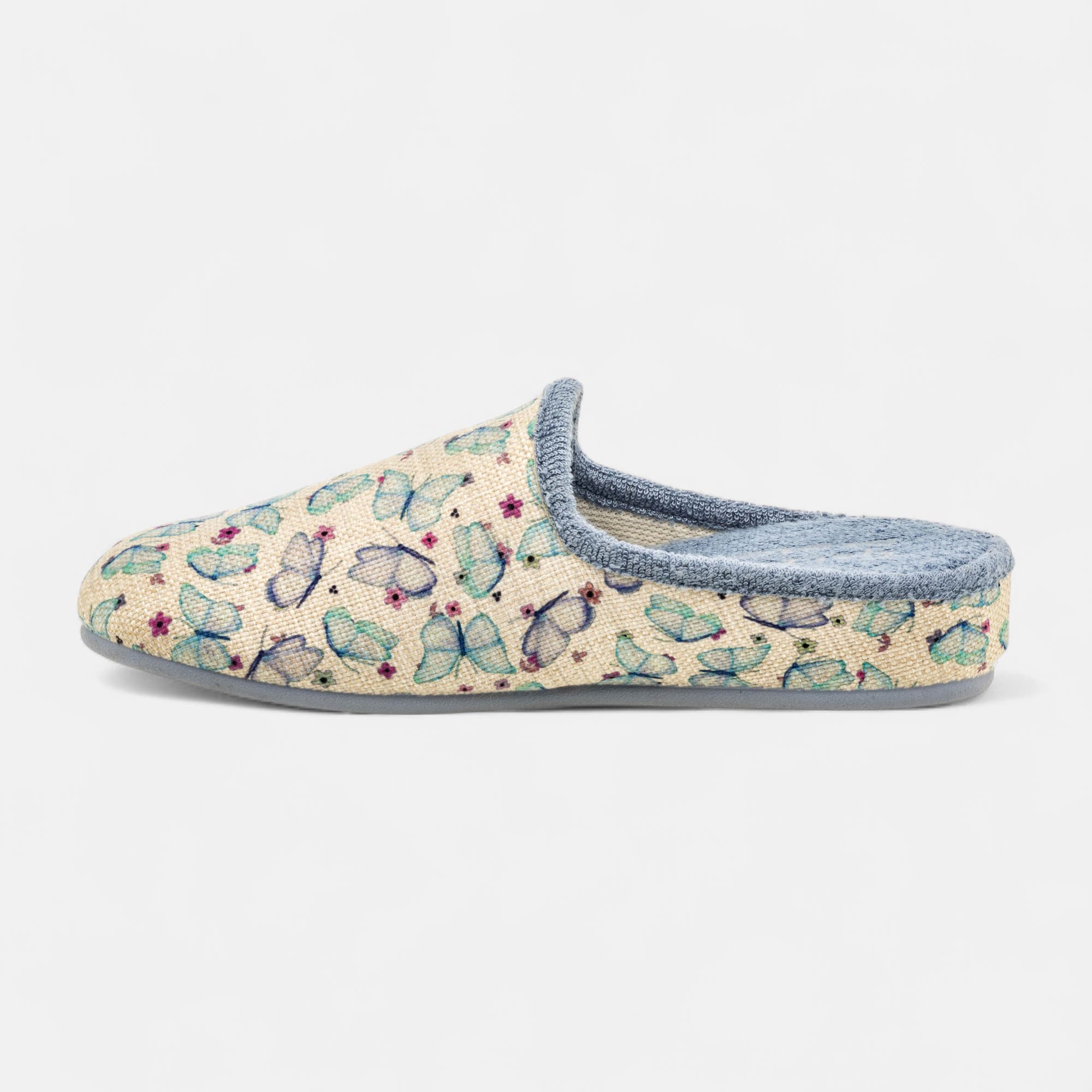 Pantoufles mules Femme bleu