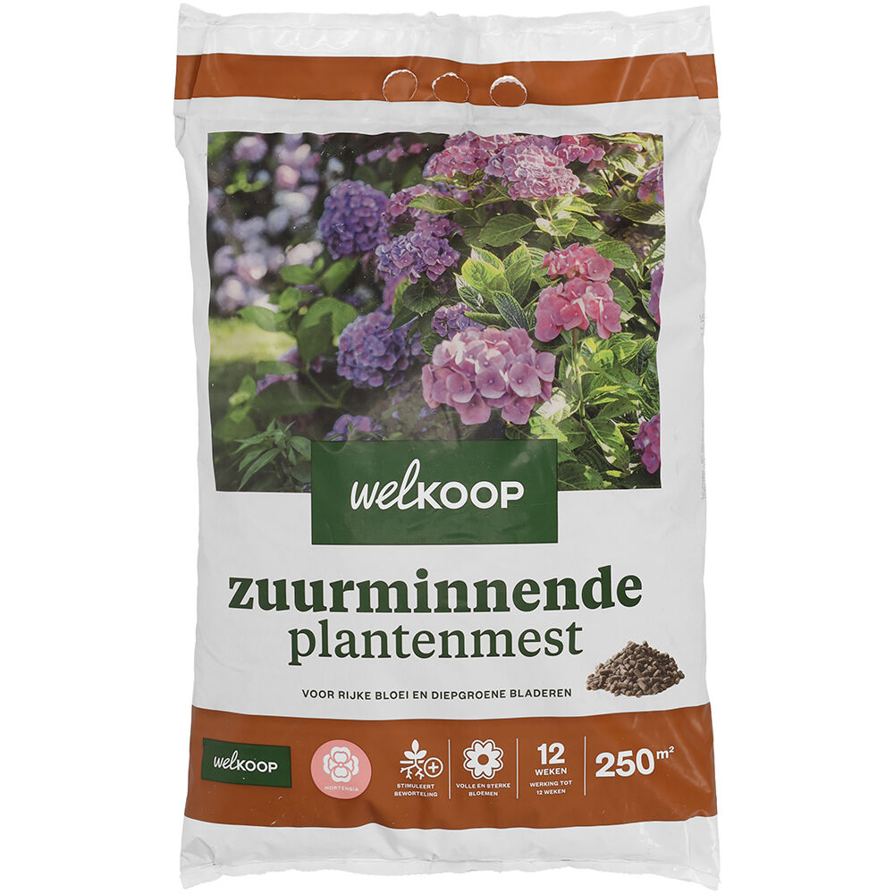 Welkoop - Zuurminnende Plantenmest - 250 m2 - 7.5 Kilogram
