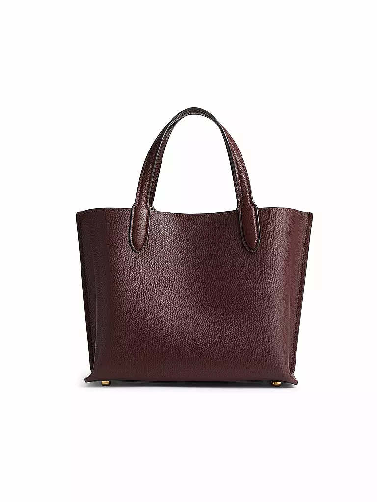 COACH Ledertasche - Mini Tote Bag WILLOW TOTE 24 dunkelrot