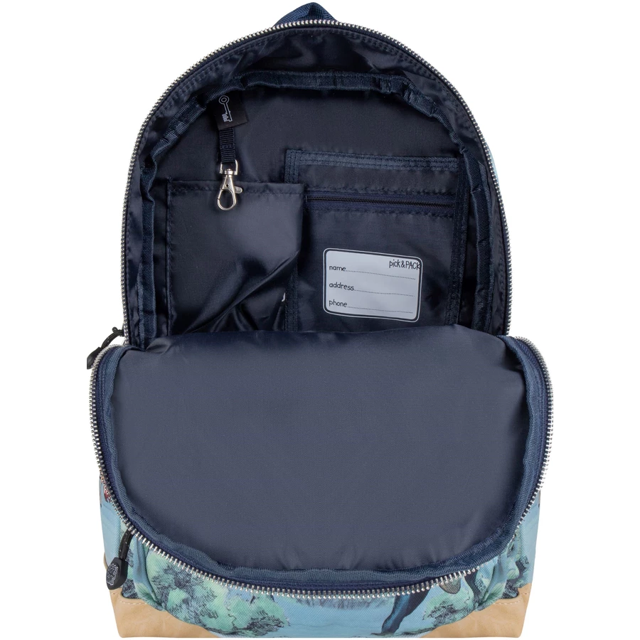 Pick & Pack Rucksack All about dinos M Dusty green