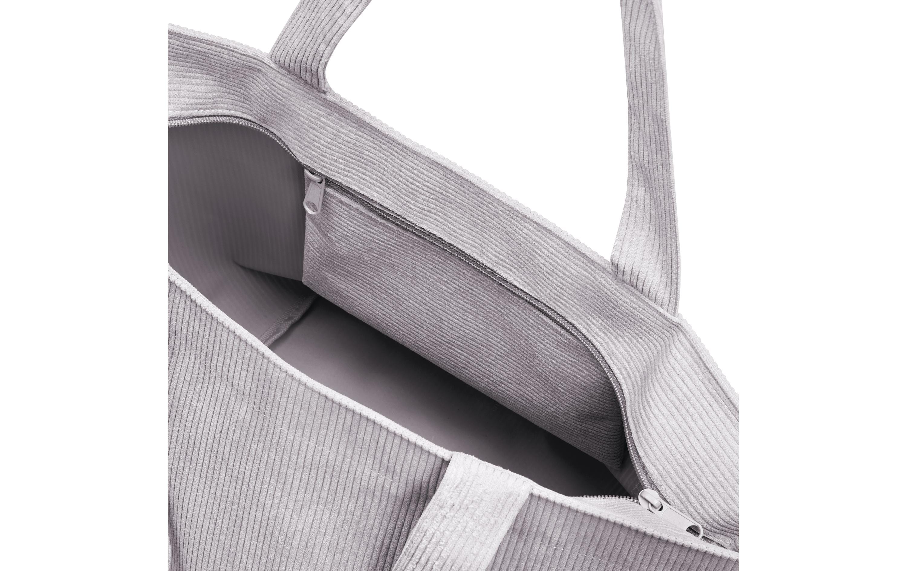 Tasche Shopper M Cord GreyEinkaufstasche mit Griffen