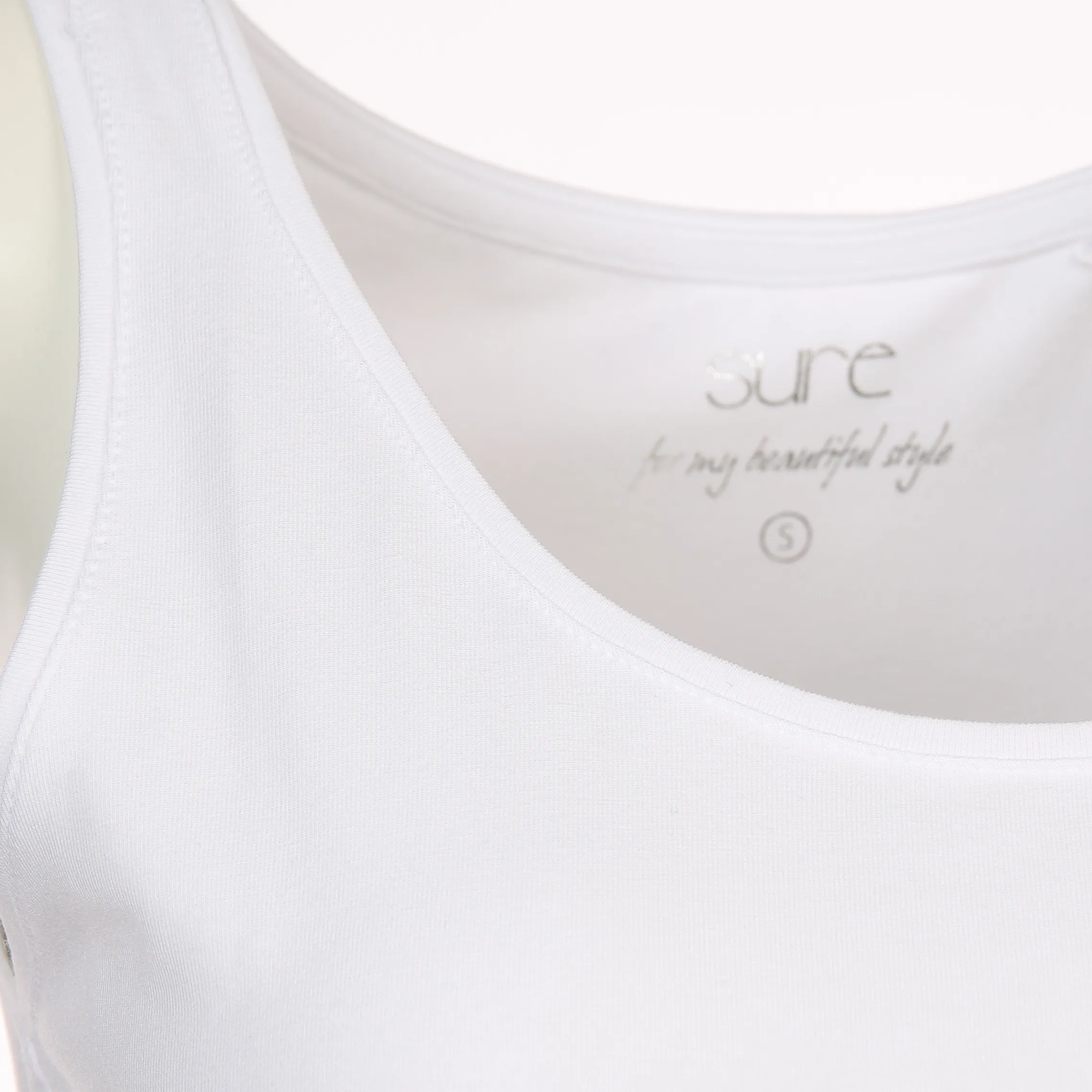 Damen Top unifarben