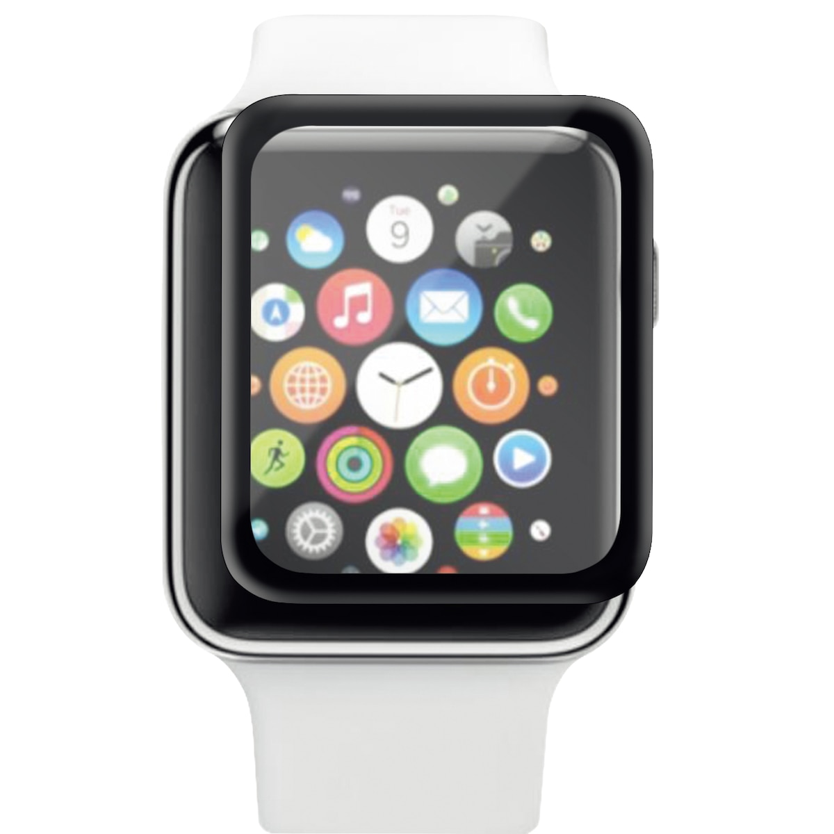 Panzer Apple Watch 7 45mm fleksibel skjermbeskytter i glass