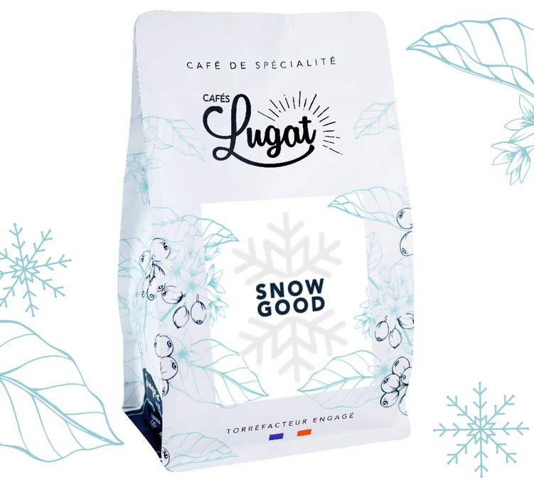 2x200 g - Café en grain Snow Good - Cafés Lugat