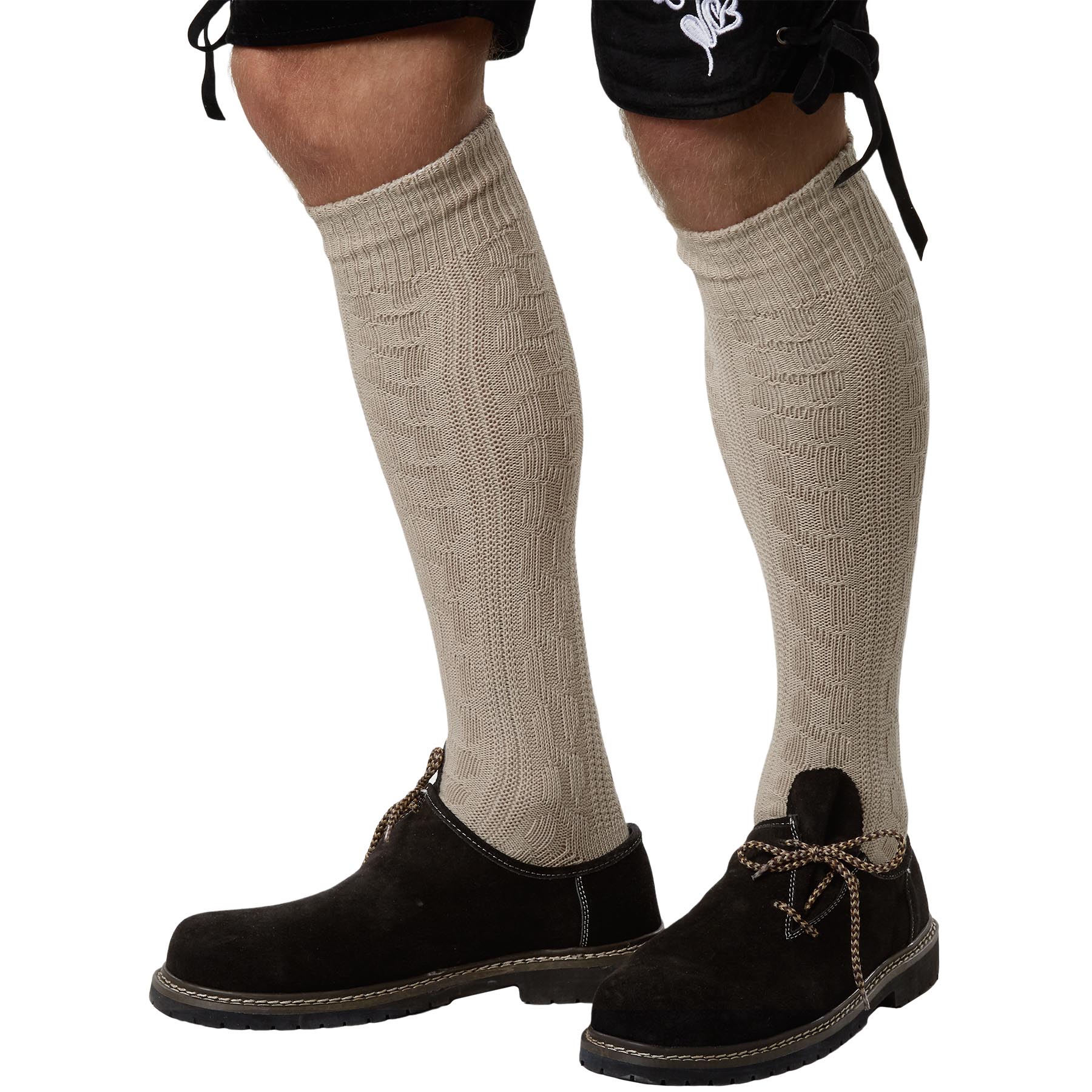 tectake® Kniestrümpfe beige