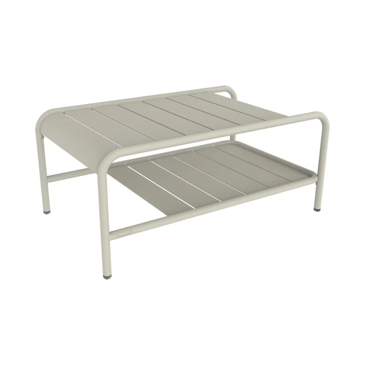 Fermob - Luxembourg niedriger Tisch, 90 x 55 cm, lehmgrau