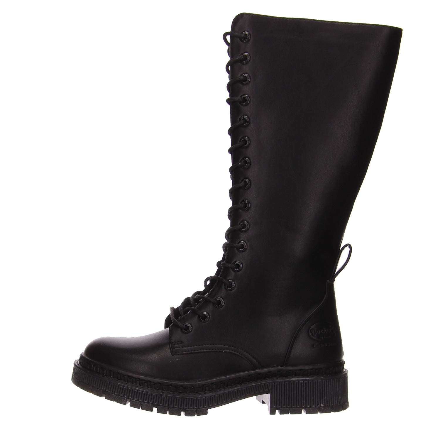 Dockers Schnürstiefel schwarz schwarz