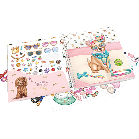 TOPModel Dress Me Up Stickerbog DOGGY