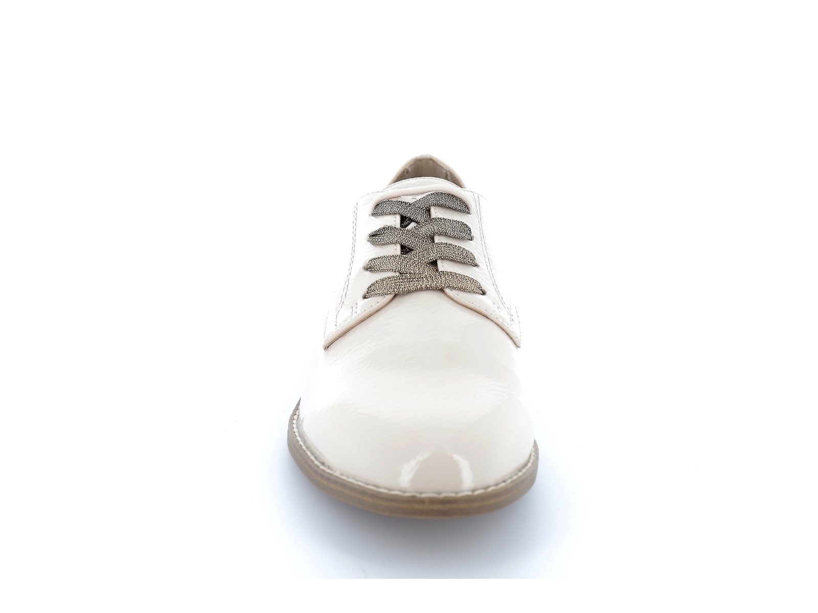Tamaris-23203 Cuir Verni Beige