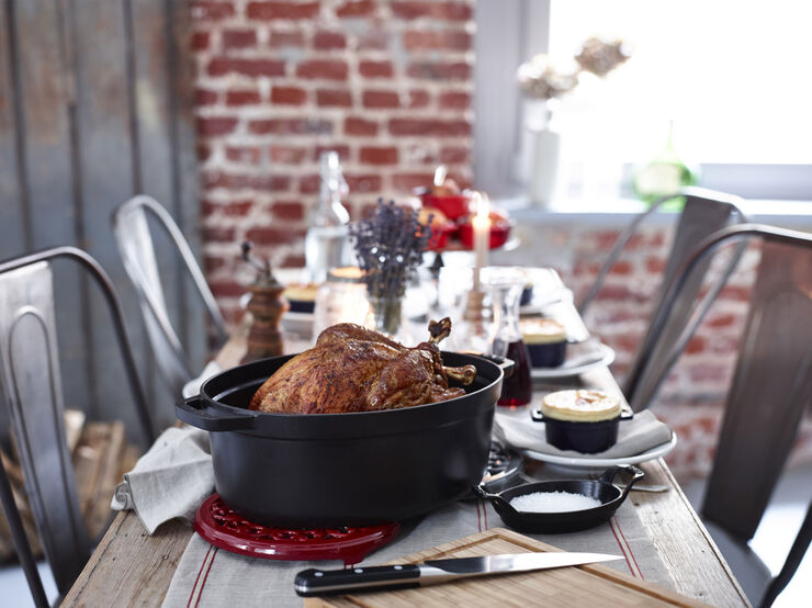 Staub La Cocotte 29 cm sort Sort