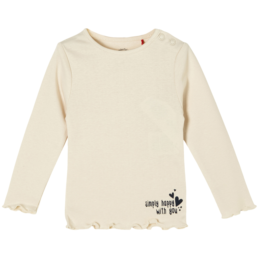 s.Oliver Langarmshirt off-white