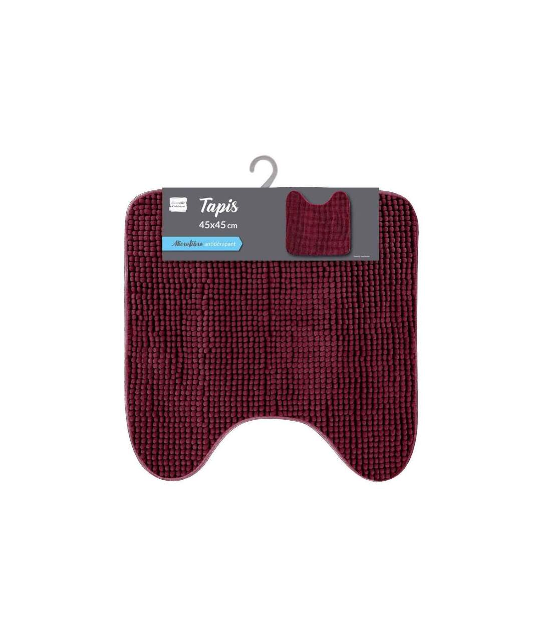 Tapis Contour WC Sweety 45x45cm Framboise
