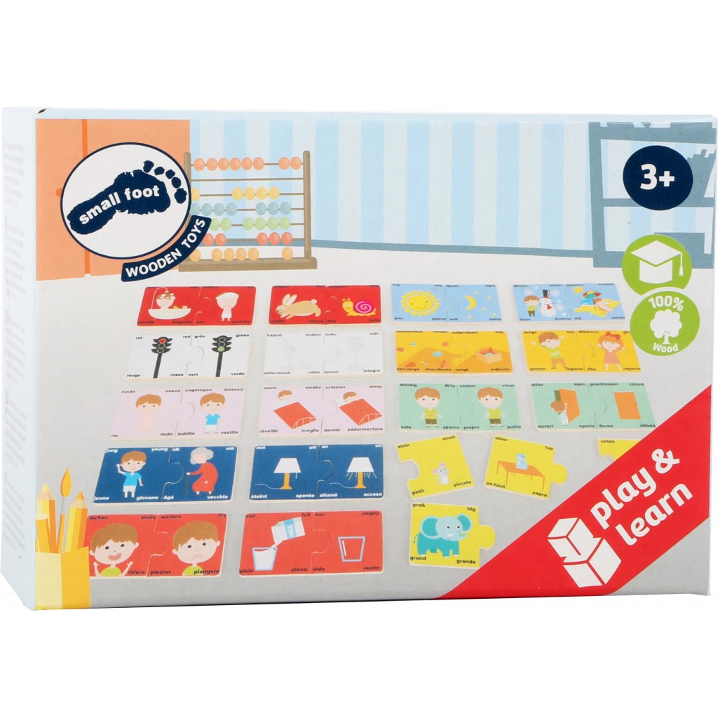 Puzzle Educatif Les Contraires