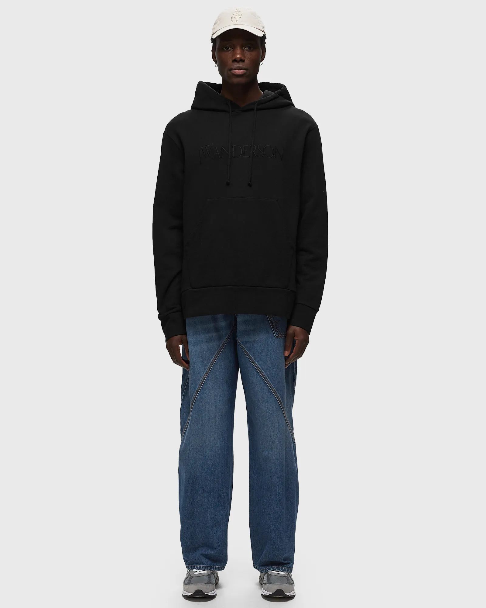 JW Anderson LOGO EMBROIDERY HOODIE
