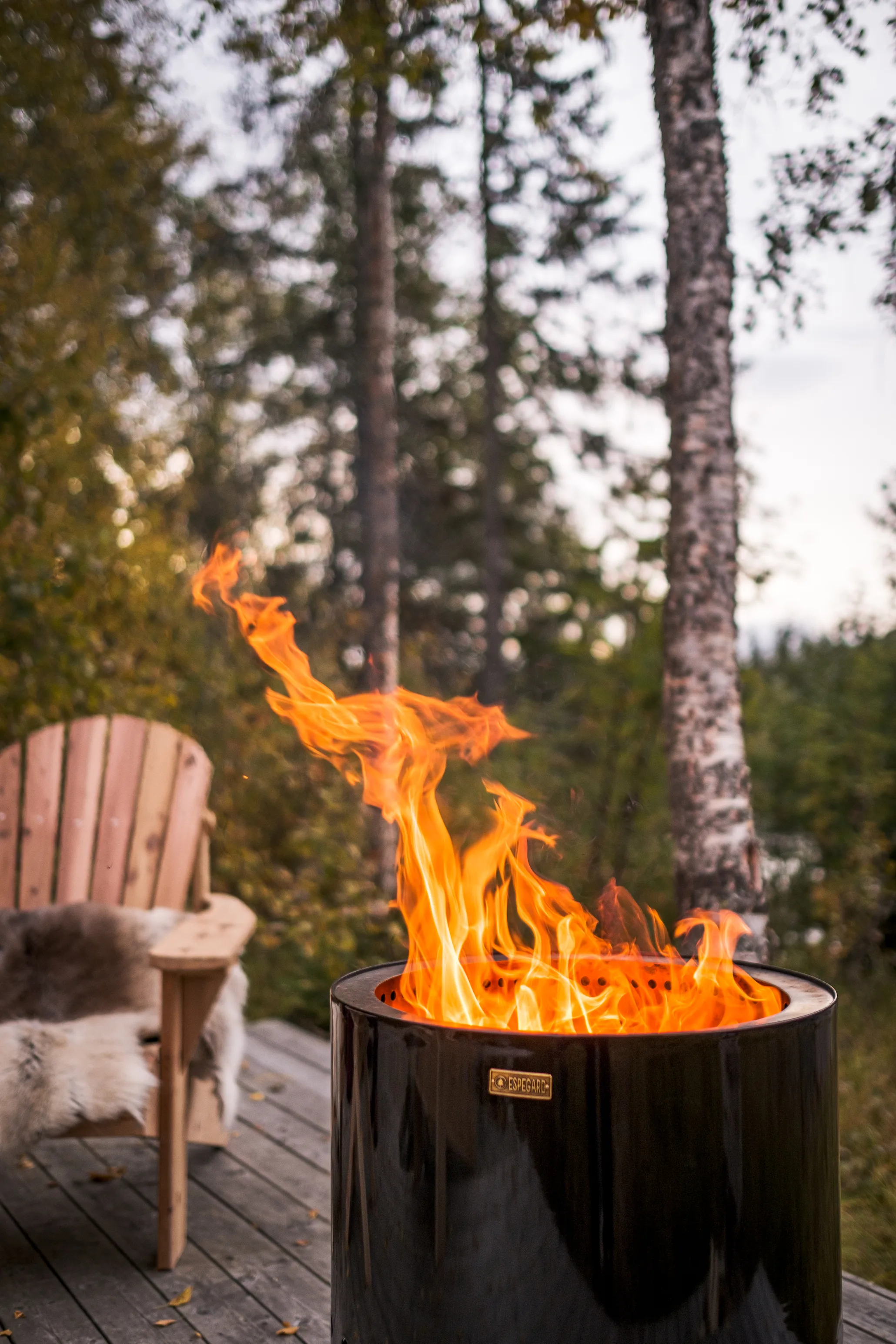 Espegard Bålbrennar Pilar Premium 50 Sort