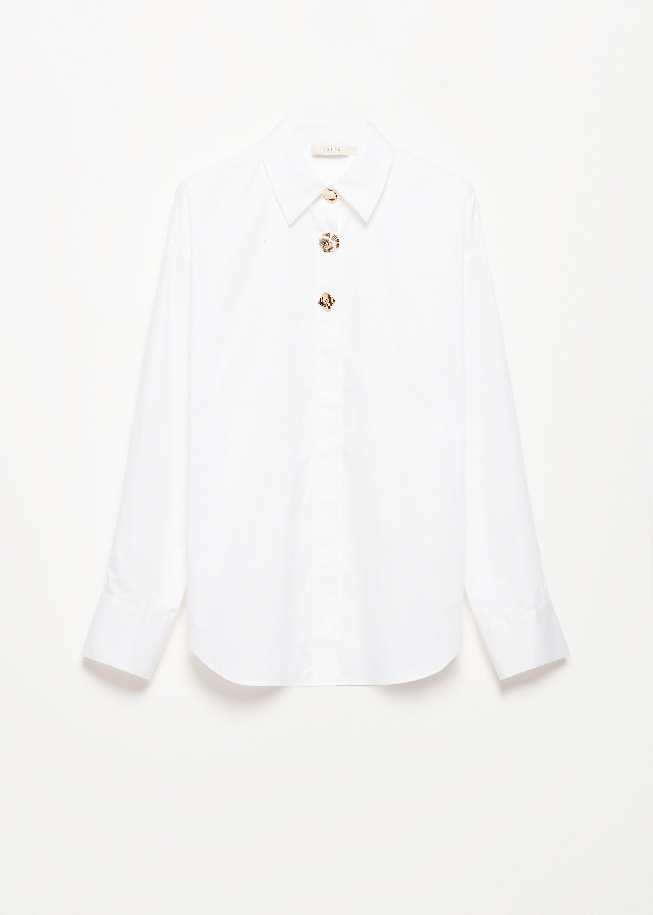 Blouse met knoopdetails