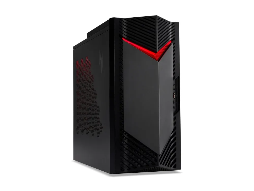 Acer Nitro 50 N50-656 - Tower gaming - Core i7 i7-14700F / op til 5.4 GHz - RAM 16 GB - SSD 512 GB - NVMe - GeForce RTX 4060 - IEEE 802.11ax (Wi-Fi 6E), Bluetooth, Gigabit Ethernet - Win 11 Home - skærm: ingen