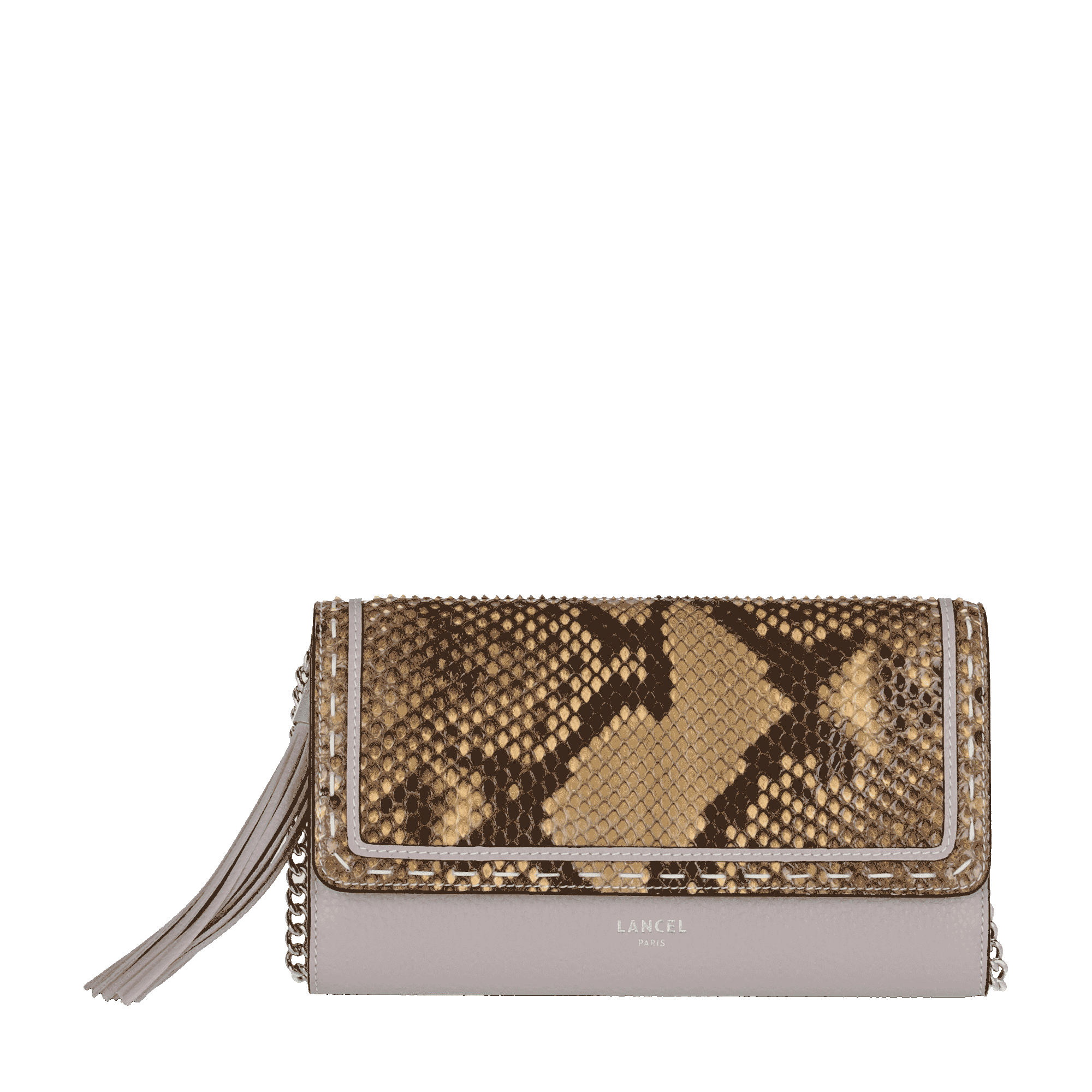 Portefeuille chaîne Premier Flirt de Lancel-Multico Gris Mauve