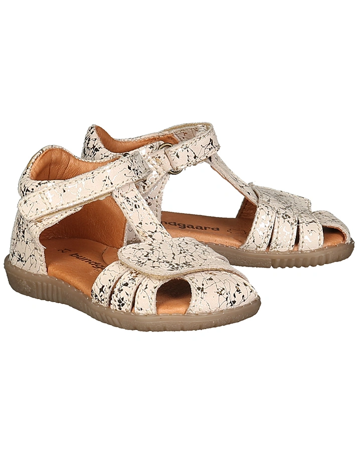 Lauflern-Sandalen ROBERTA in nude/gold