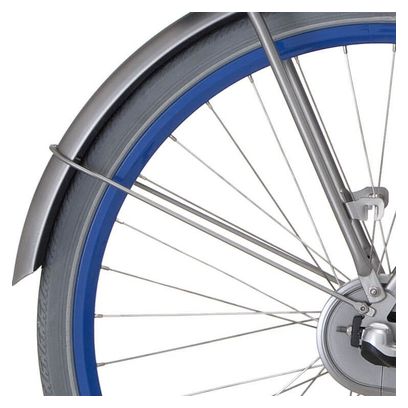 Cortina Tige de garde-boue arrière 28 Milo shadow argent mat