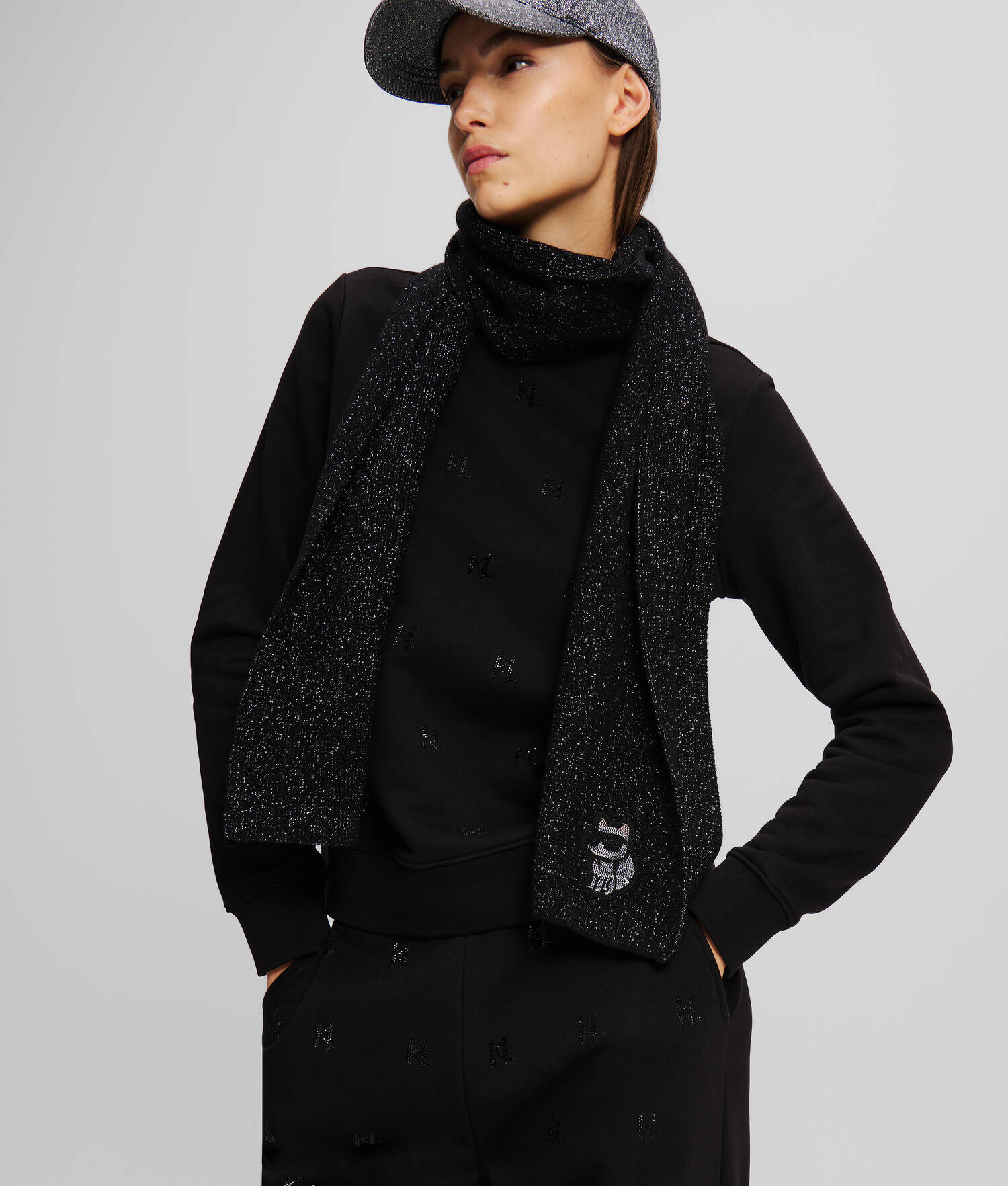 ÉCHARPE EN LUREX K/IKONIK CHOUPETTE