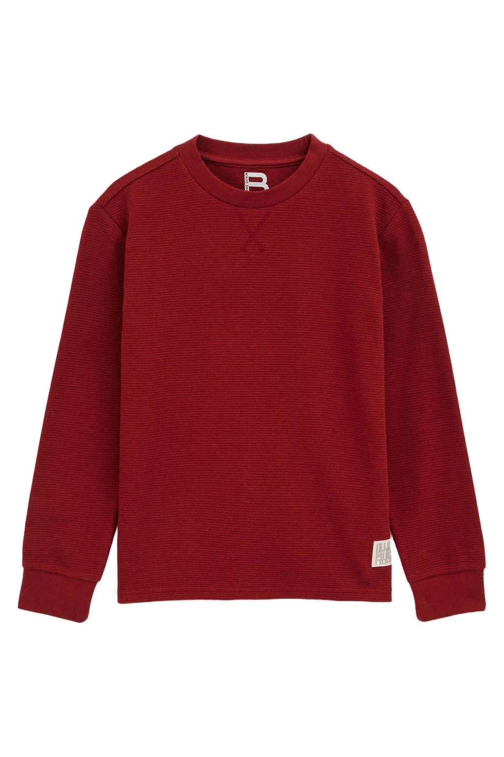 WE Fashion Blue Ridge sweater donkerrood