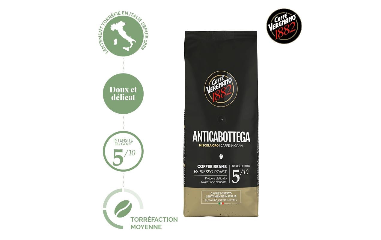 Kaffeebohnen Antica Botegga 1 kgIn Italien gerösteter Bohnenkaffee