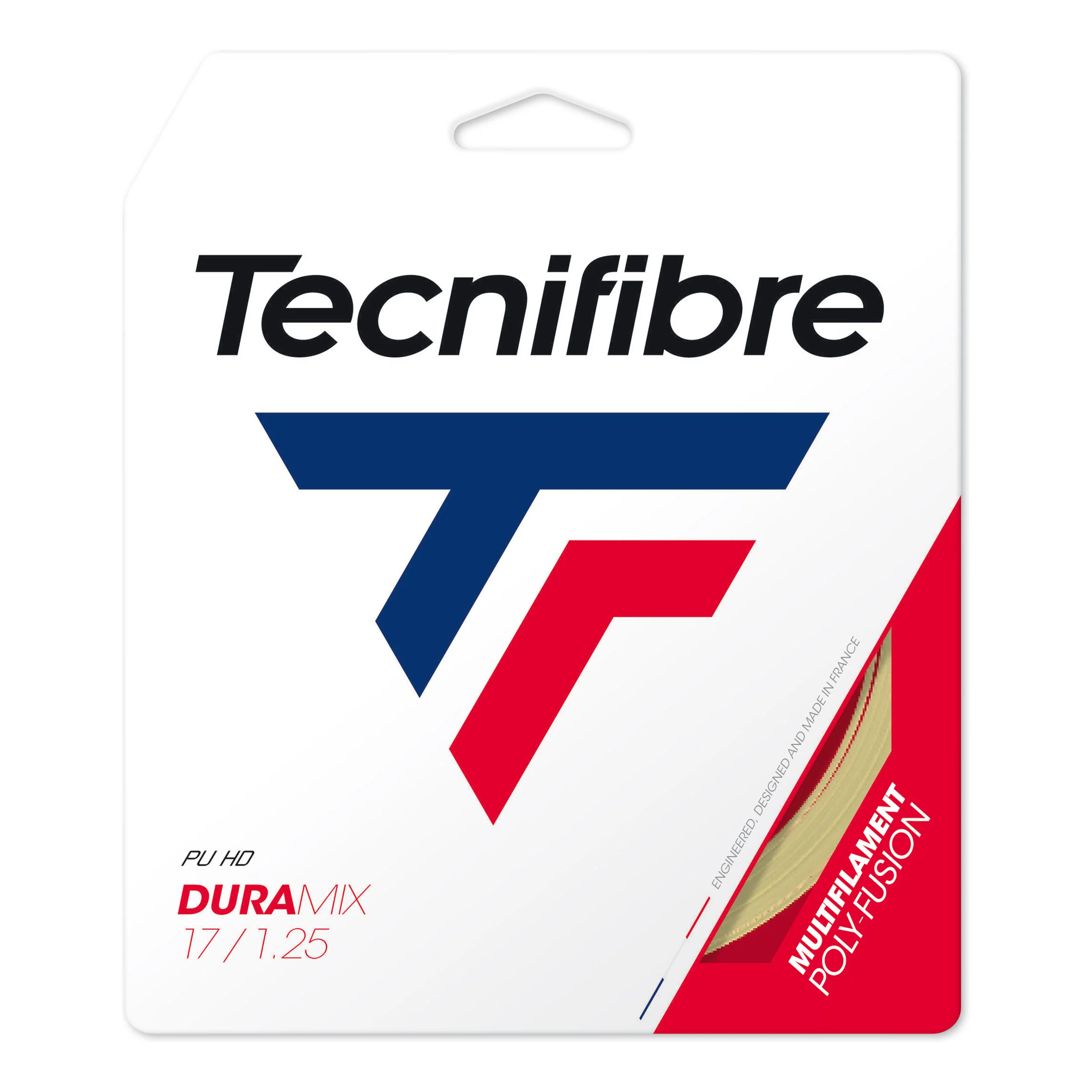 Tecnifibre Duramix HD 12m Cordage En Garniture - Écru