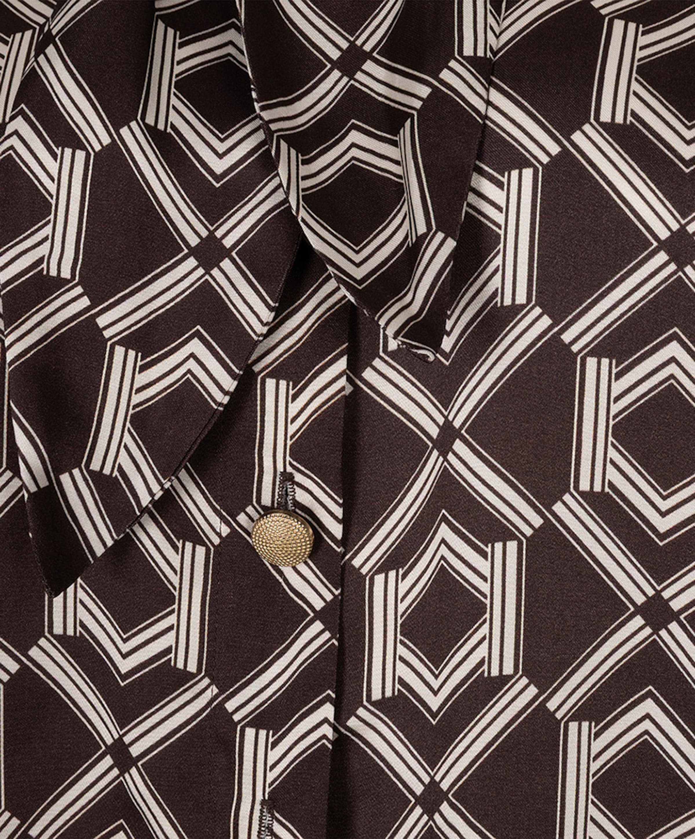 EsQualo Dames blouse bruin