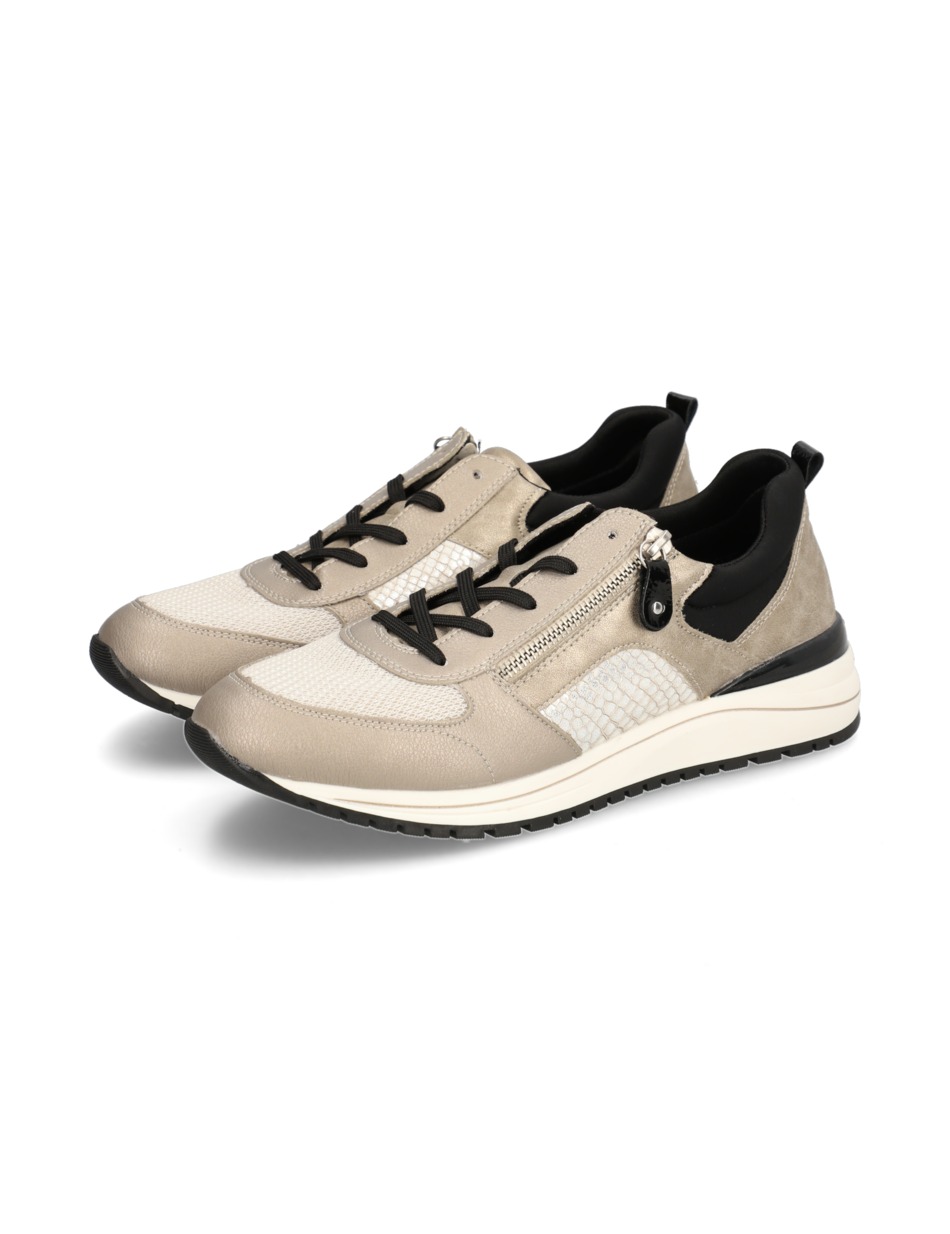 Lederkombination Sneaker