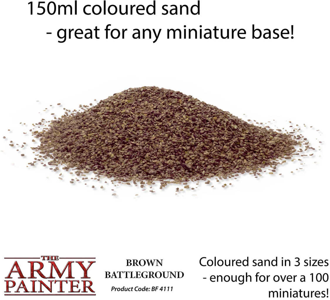 The Army Painter  Battlefield Basing: Brown Battleground    Die braune Vielfalt für deine Dioramen