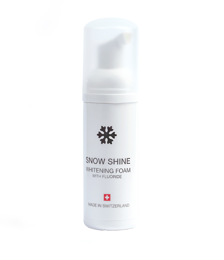 SNOW PEARL Whitening Foam SNOW SHINE<br>50 ml, Dispenser, Schaum, mit Fluorid