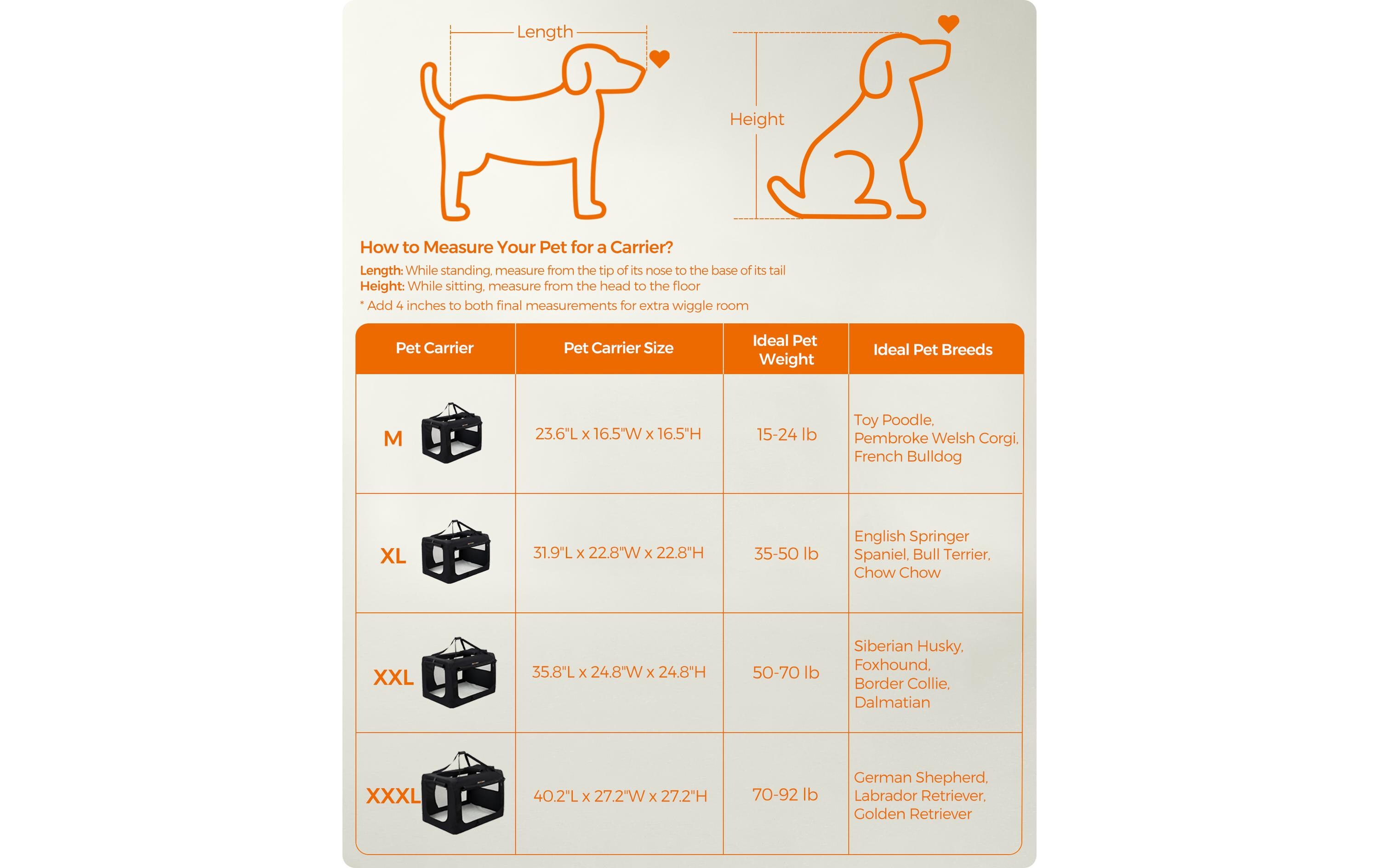 Transportbox Haustier, 60 x 42 x 42 cm, SchwarzTransportbox für Hunde und Katzen