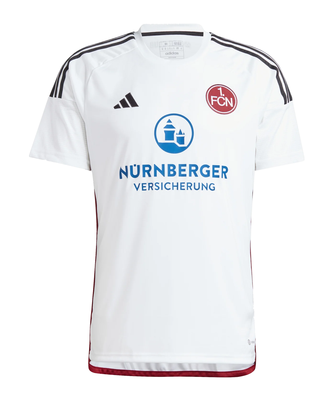 adidas 1. FC Nürnberg Trikot Away 2023/2024 Weiss