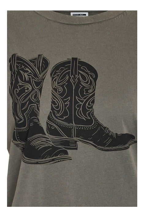 Noisy may grijze dames t-shirt